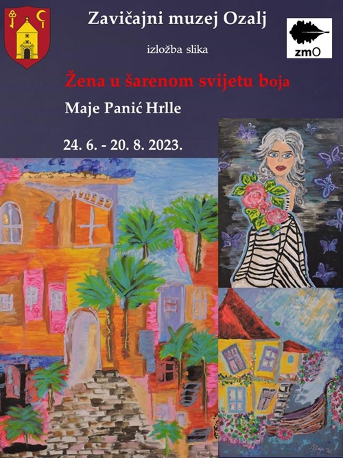 Žena u šarenom svijetu boja - izložba
